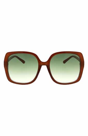 BCBG 54mm Oversized Square Sunglasses