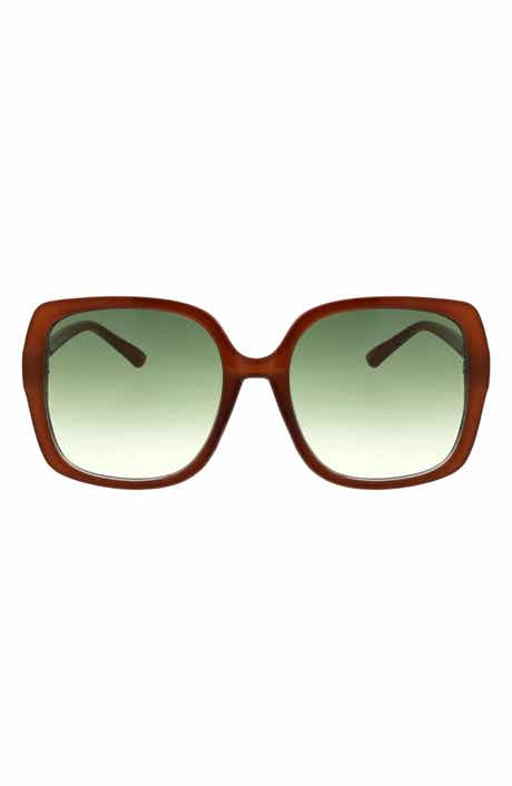 BCBG 54mm Oversized Square Sunglasses