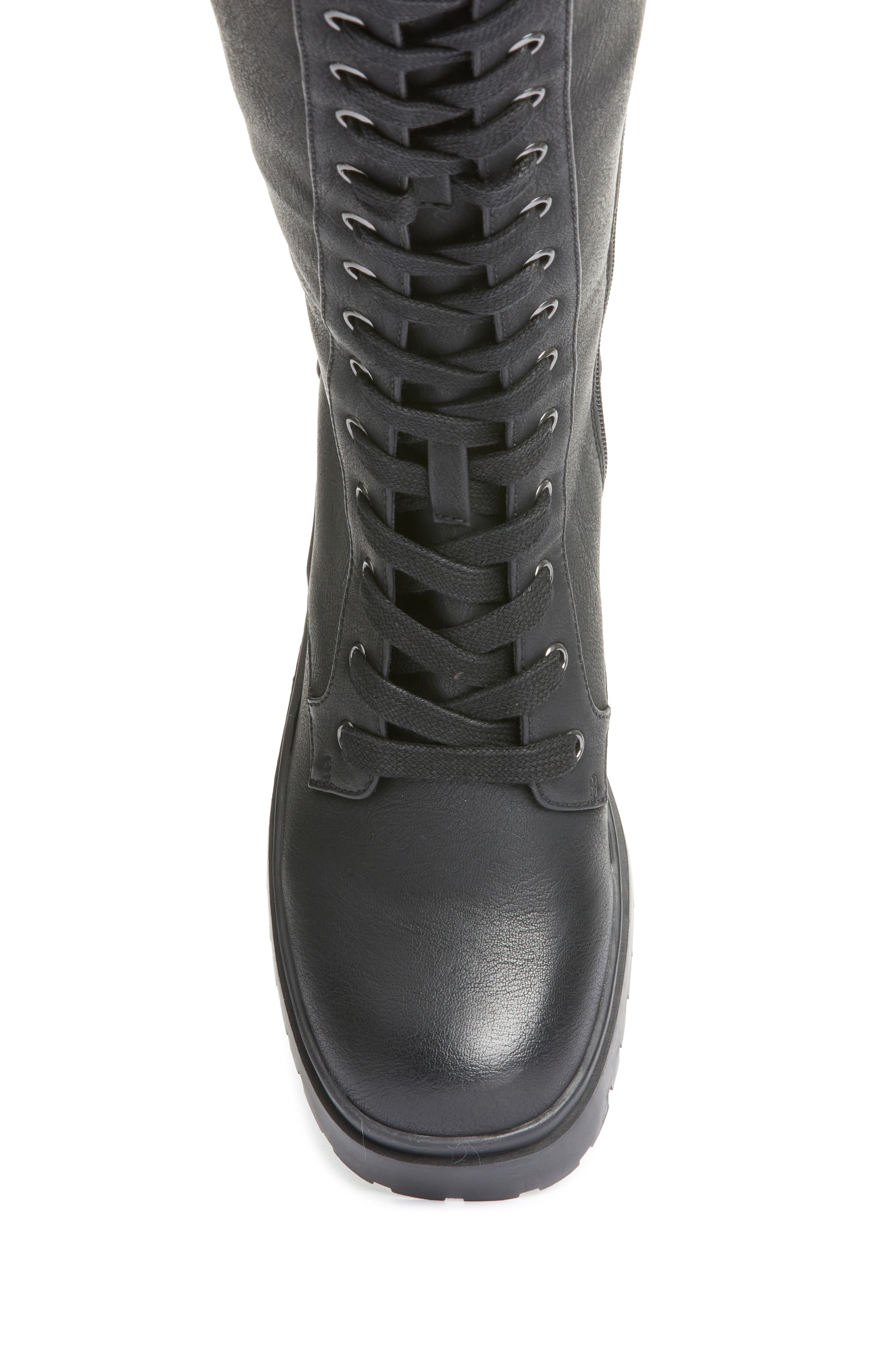 Dirty Laundry Overtimes Smooth Knee High Boot, Alternate, color, Black