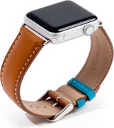 Bluebonnet The Executive French Leather Apple Watch Band