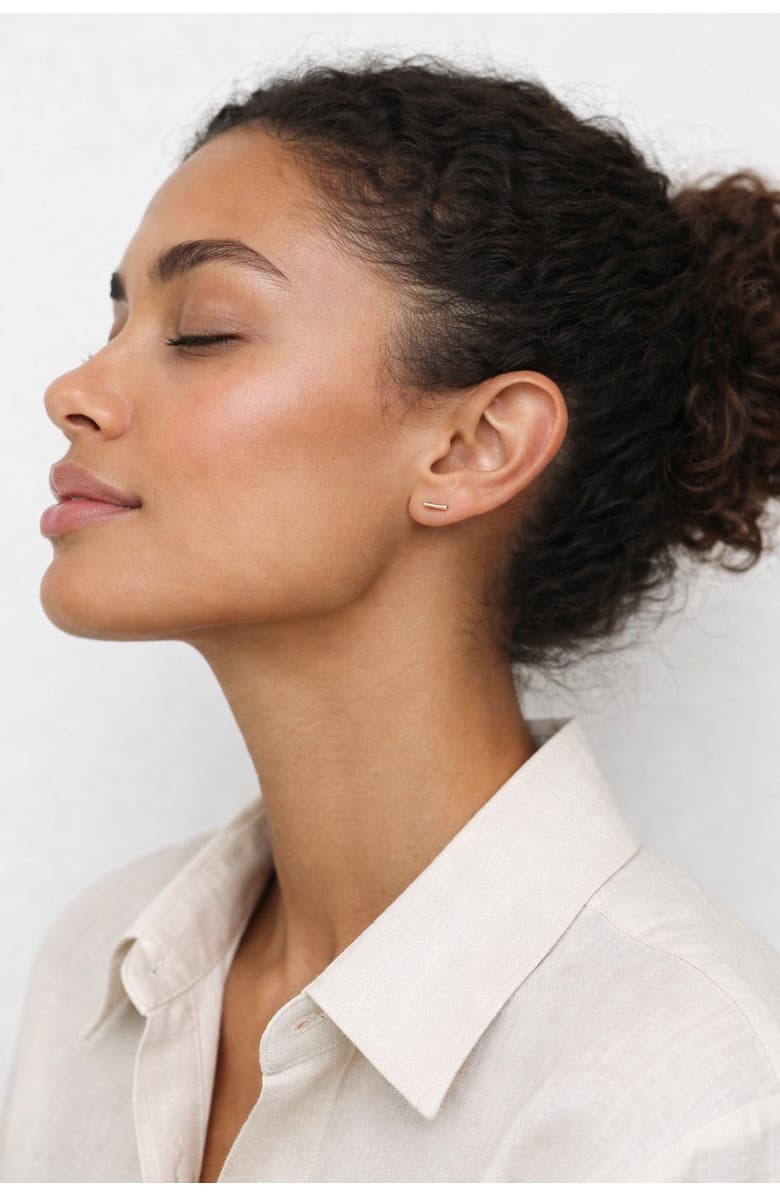 Sheena Marshall Jewelry Bowery Bar Studs, Alternate, color, 14K Gold Fill