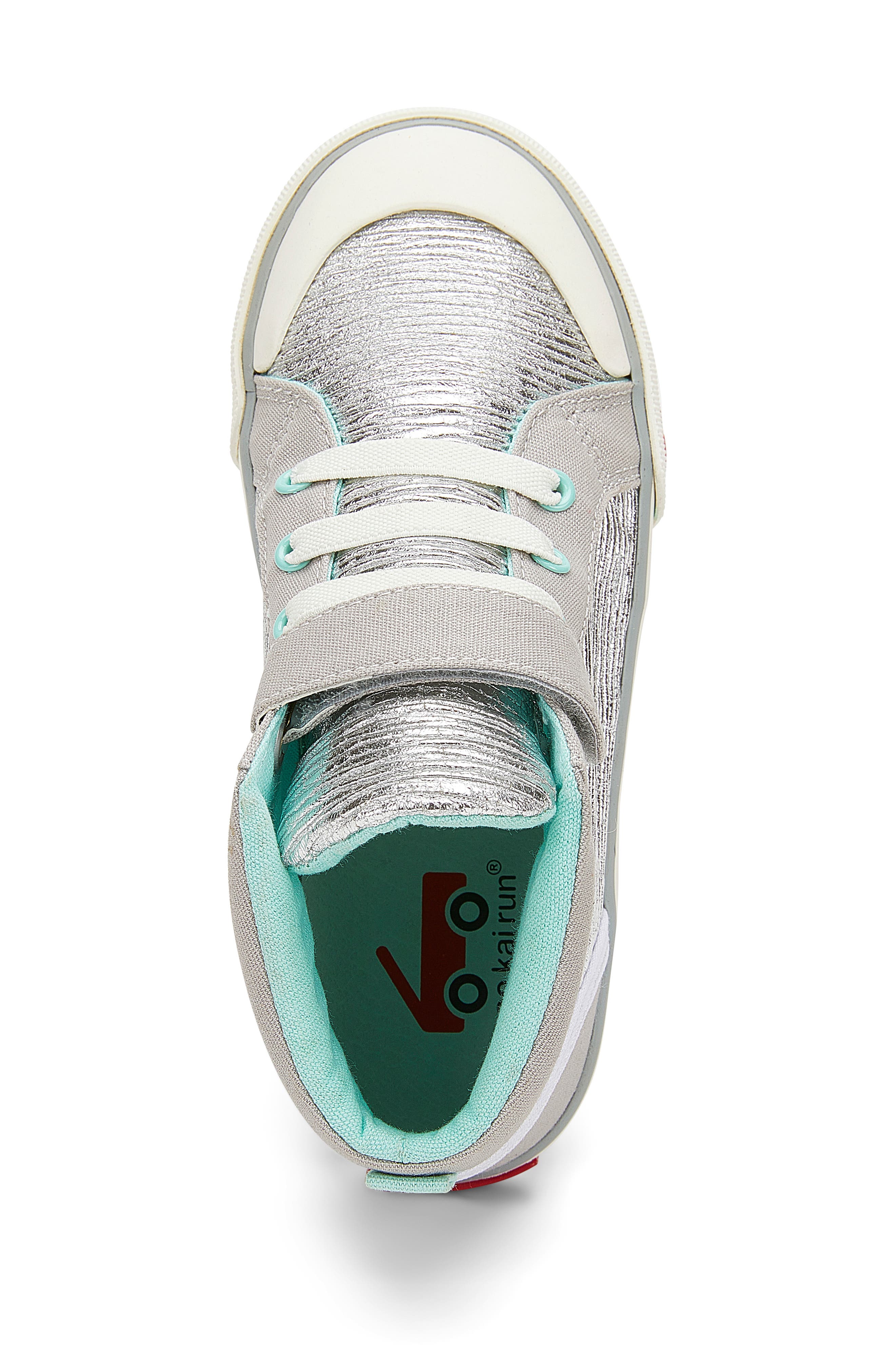 Peyton Sneaker, Alternate, color, SILVER