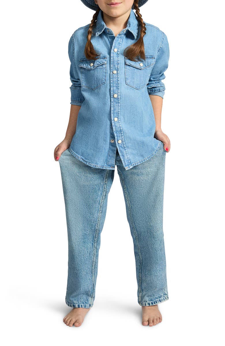 rag & bone Kids' Mini Miramar Wide Leg Pants, Alternate, color, Valen