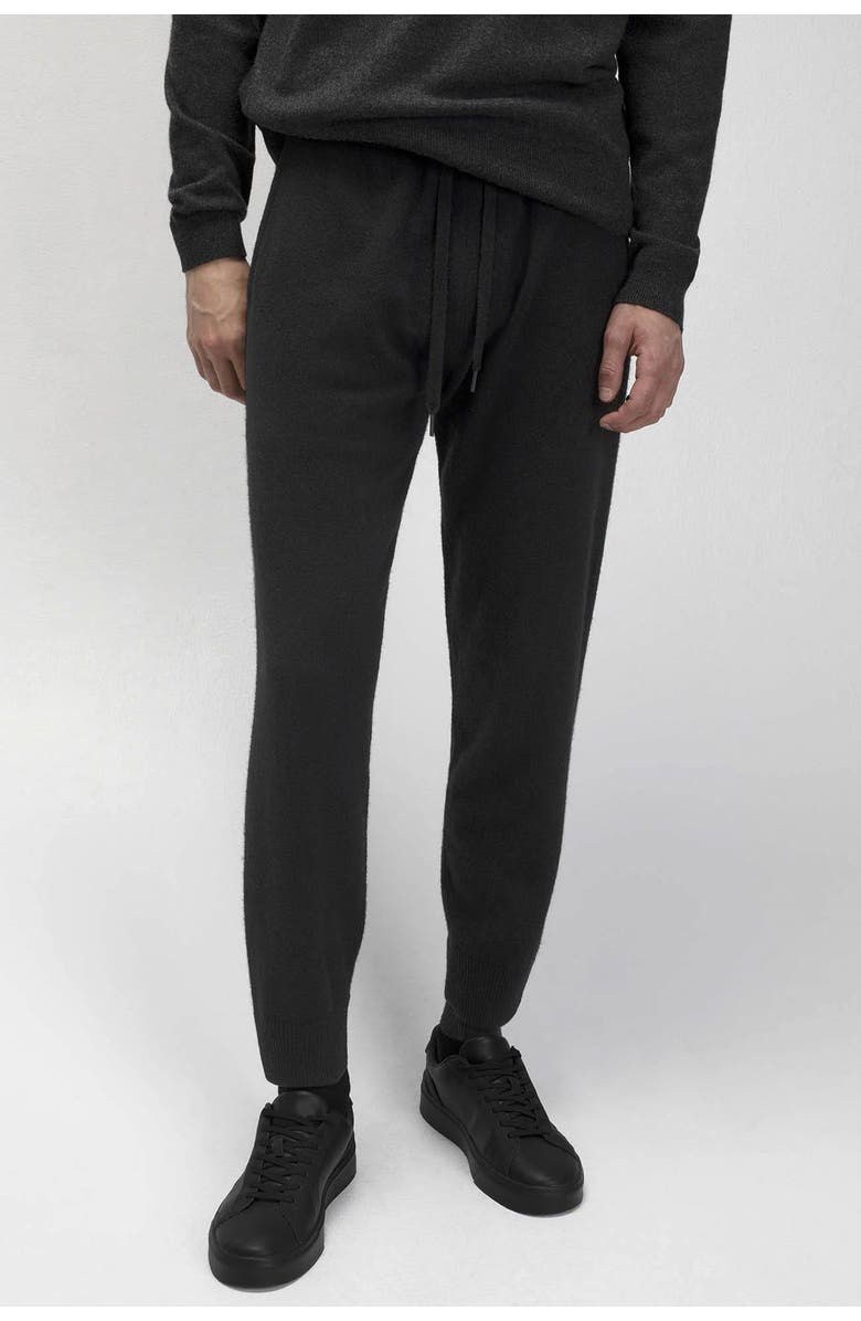 NAKED CASHMERE Kevin Cashmere Joggers, Alternate, color, Black