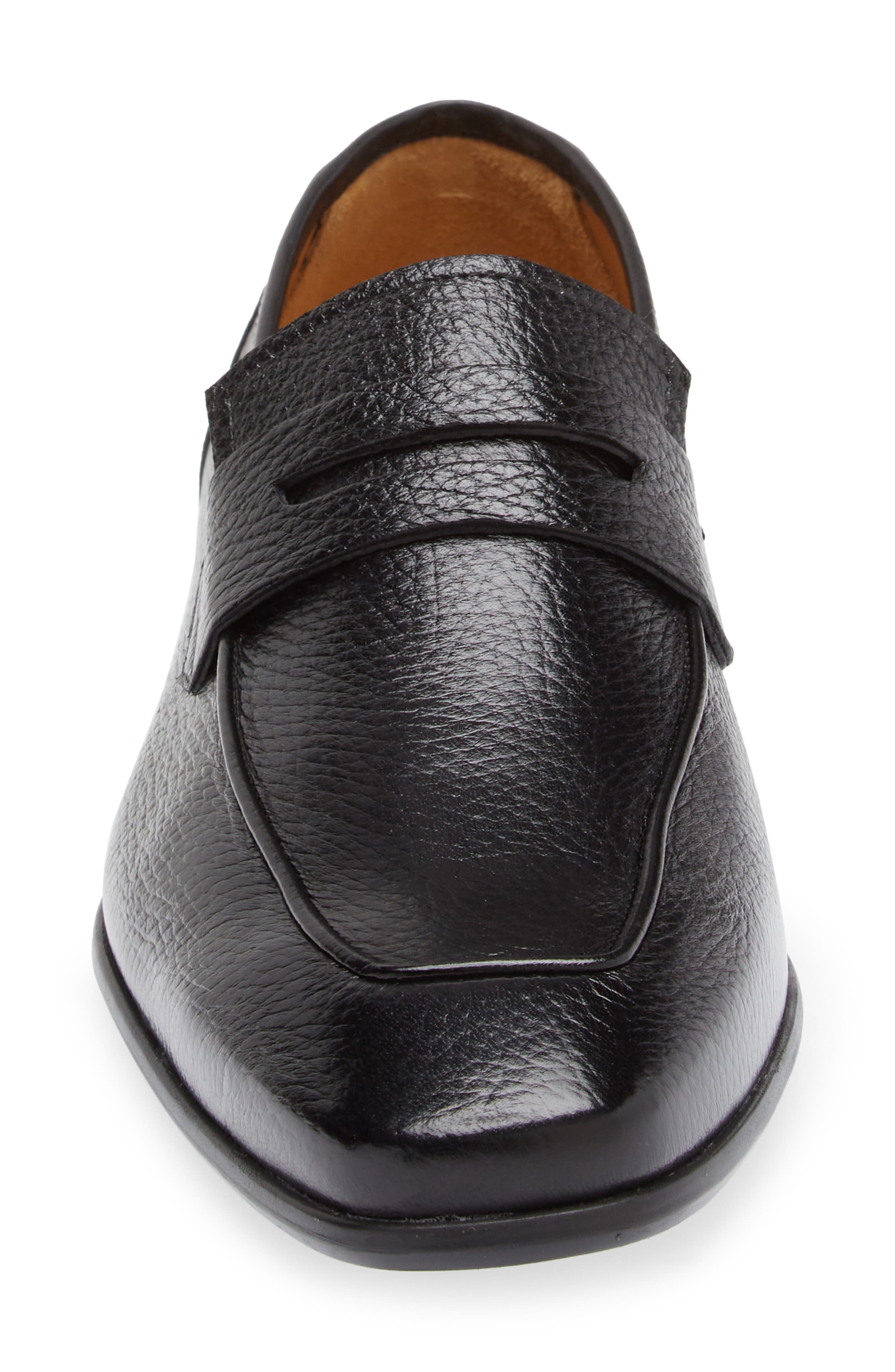 Mezlan Deer Penny Loafer, Alternate, color, Black