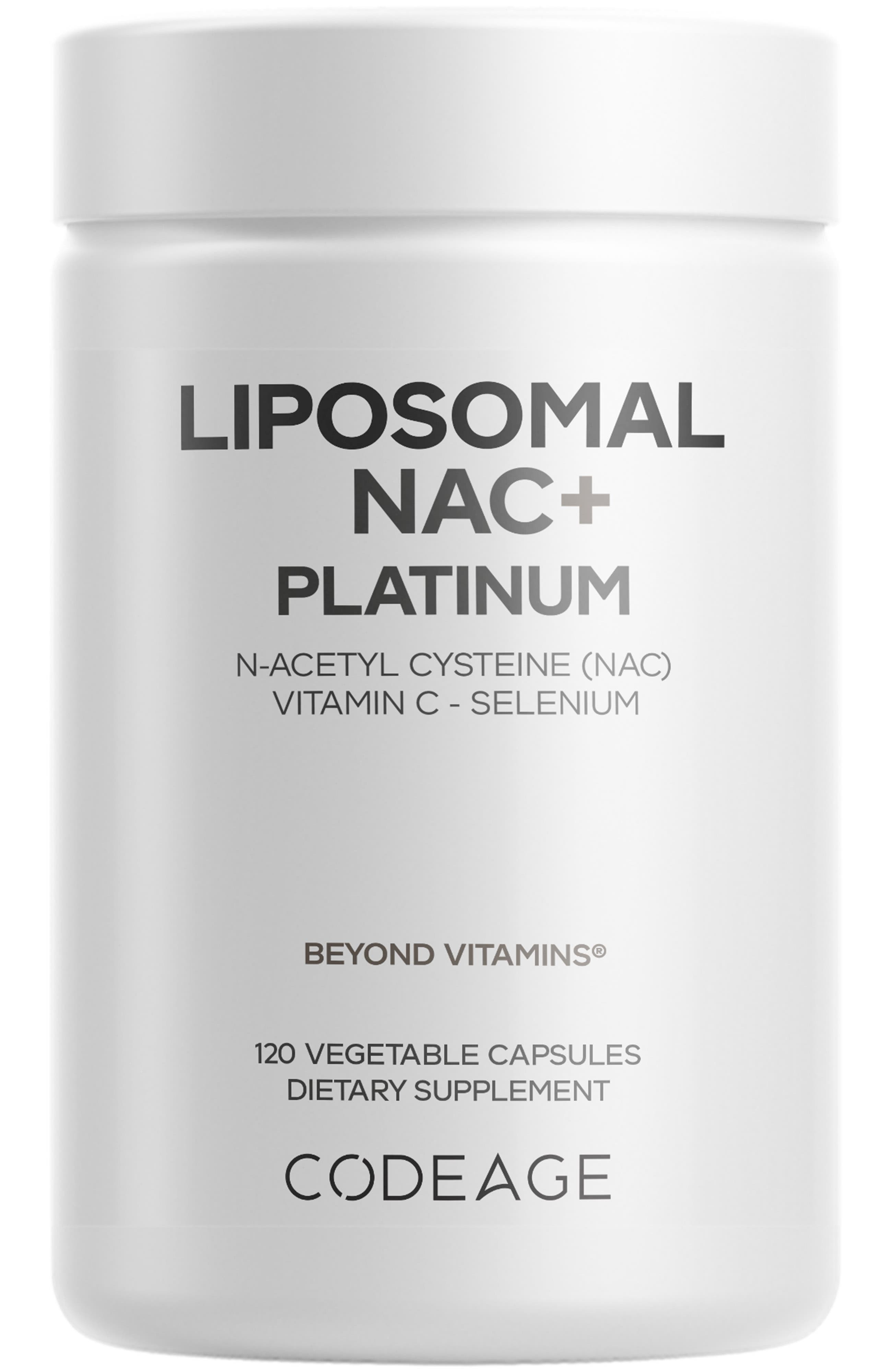 Liposomal NAC+ Platinum, N-Acetyl L-Cysteine, Vitamin C, Alpha Lipoic ...