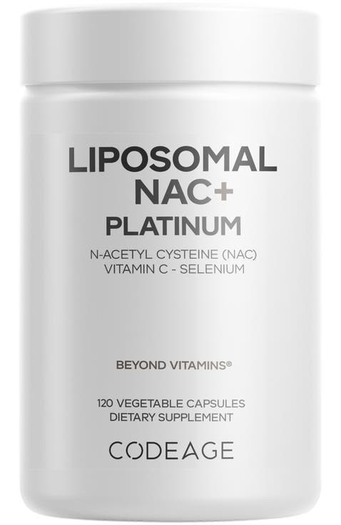 Liposomal NAC+ Platinum, N-Acetyl L-Cysteine, Vitamin C, Alpha Lipoic Acid, Selenium