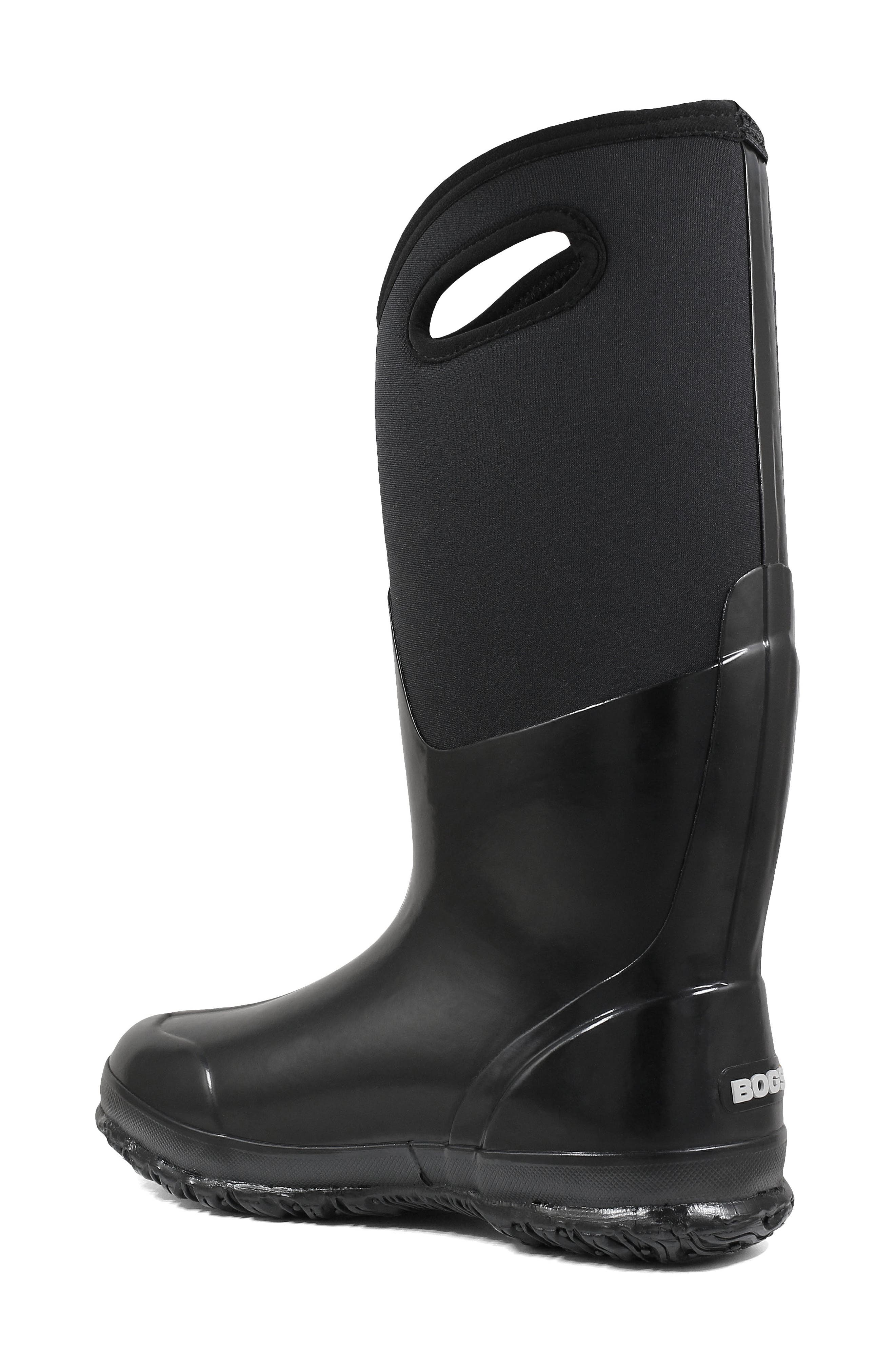 Bogs Classic Tall High Shine Insulated Waterproof Rain Boot, Alternate, color, 