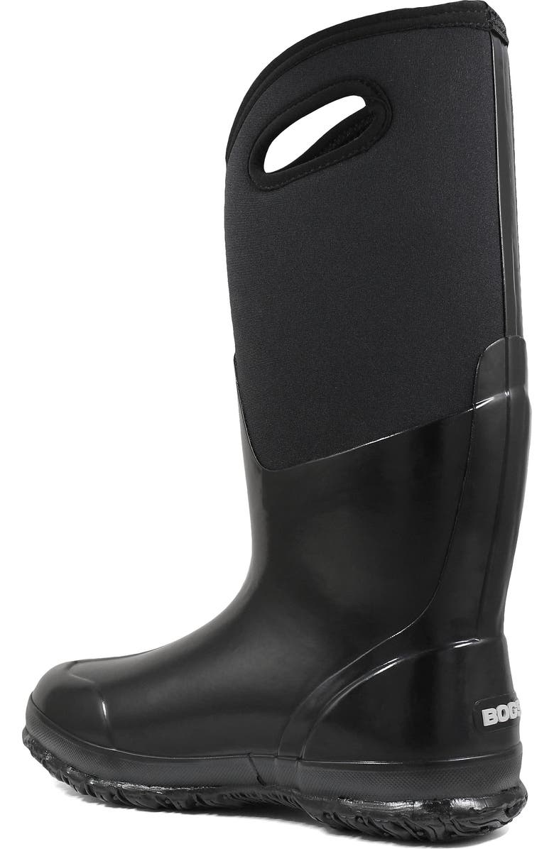 Bogs Classic Tall High Shine Insulated Waterproof Rain Boot, Alternate, color,