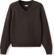 MANGO TEEN V-Neck Knit Sweater