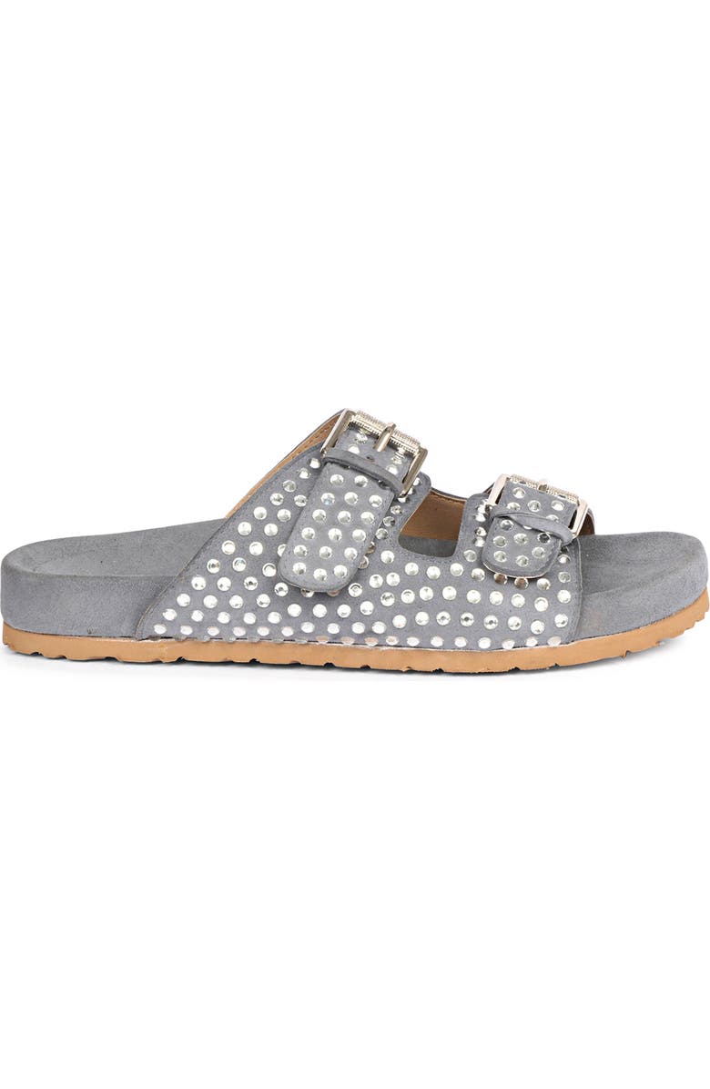 SAINT G Riena Embellished Slide Sandal, Alternate, color, Blue