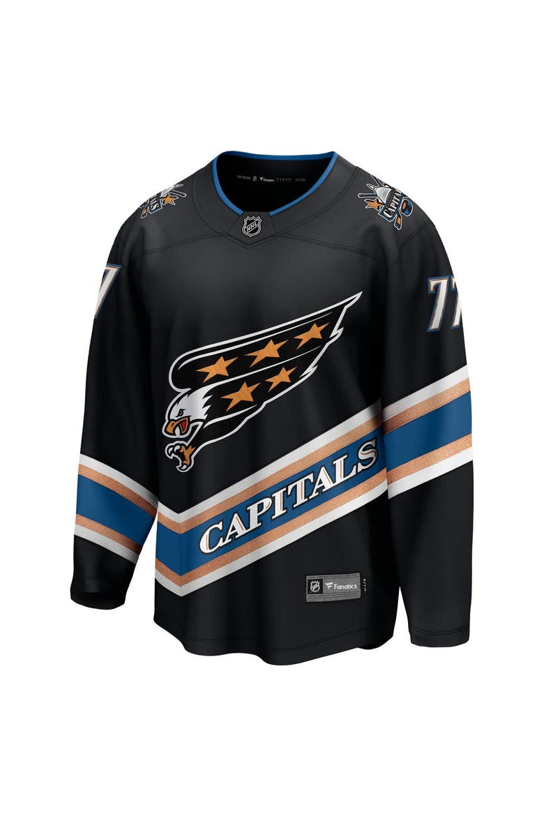 Men's Fanatics TJ Oshie Black Washington Capitals Alternate 50th Anniversary Premier Breakaway Player Jersey, Alternate, color, Black