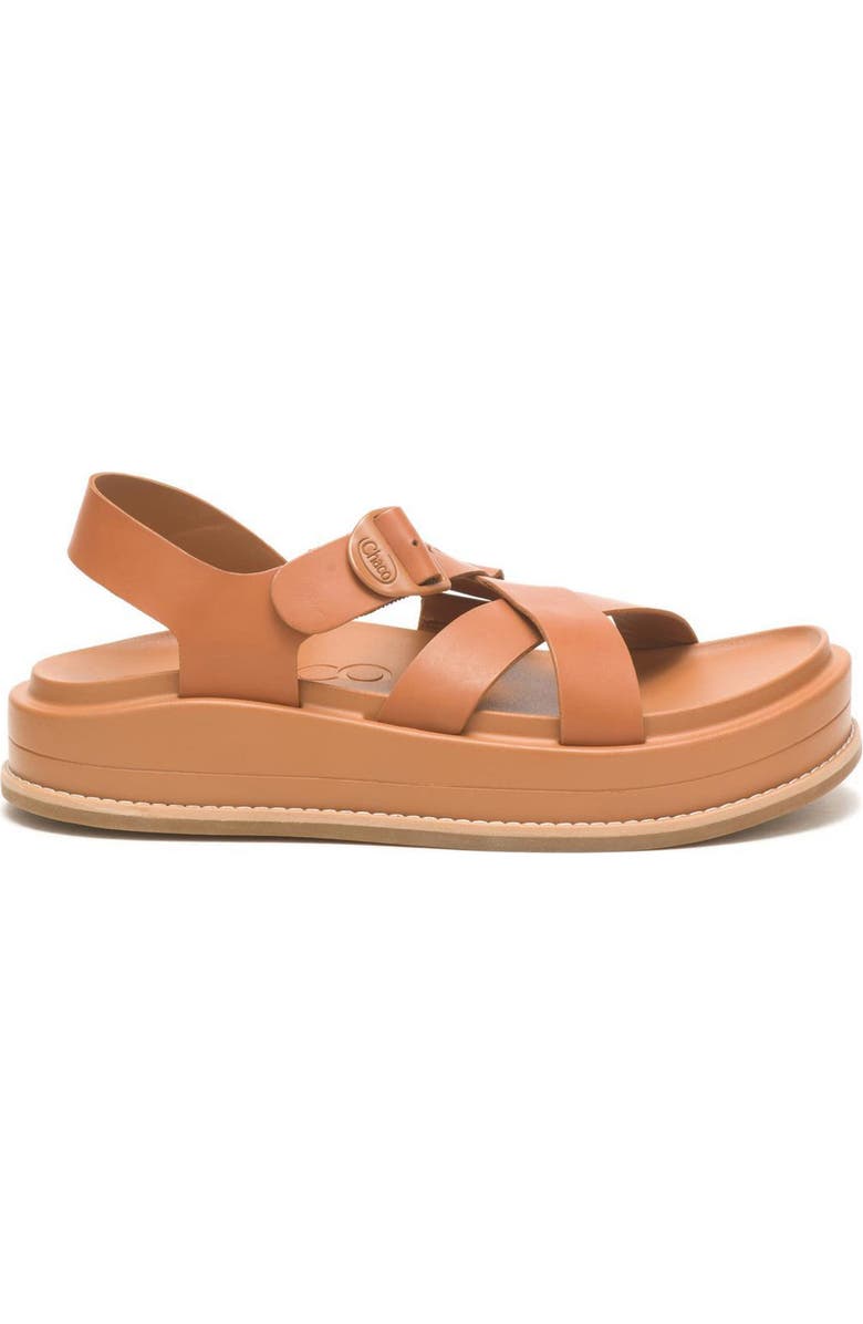 Chaco Townes Midform Sandal, Alternate, color, Cashew
