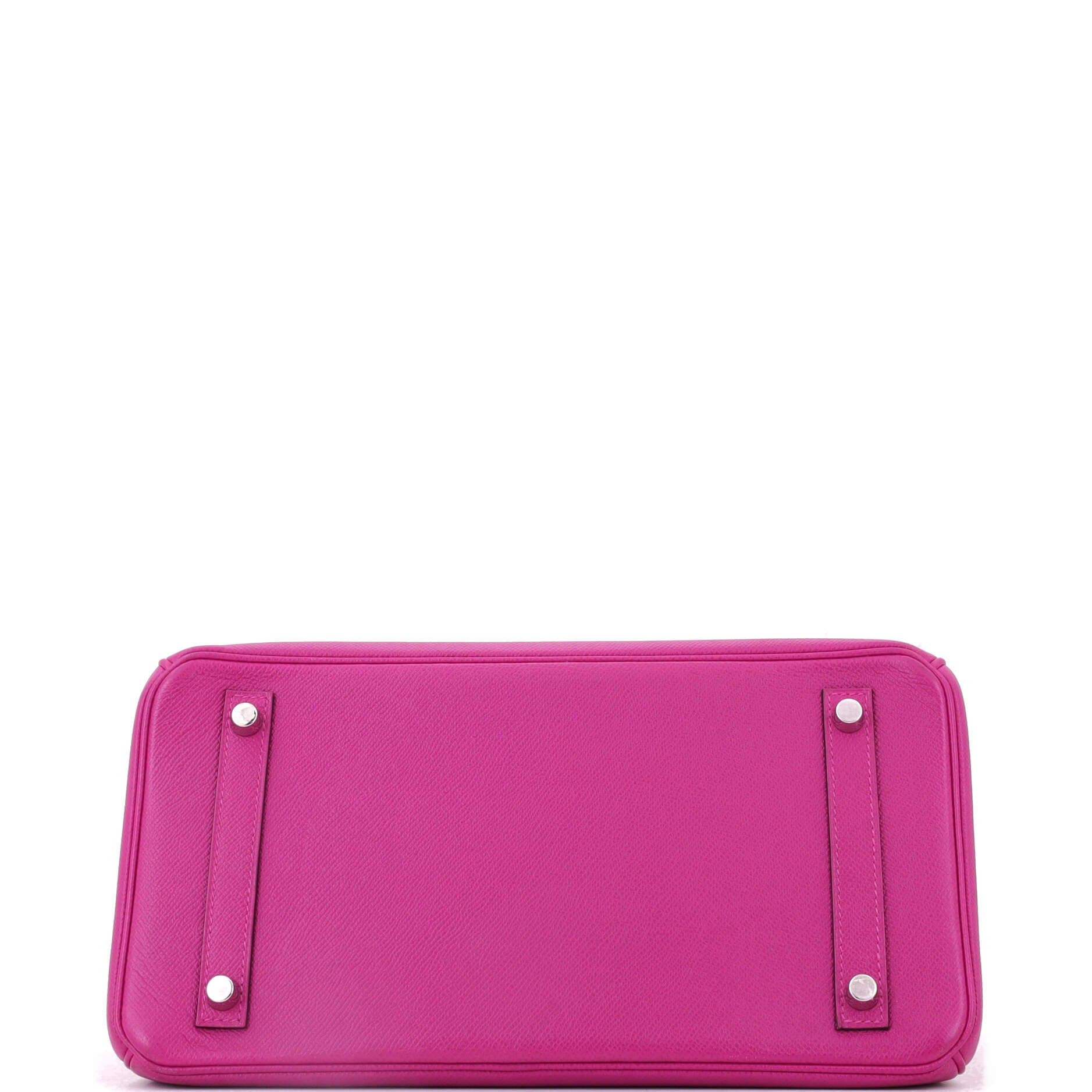 Birkin Handbag Pink Epsom with Palladium Hardware 30, Alternate, color, Pink