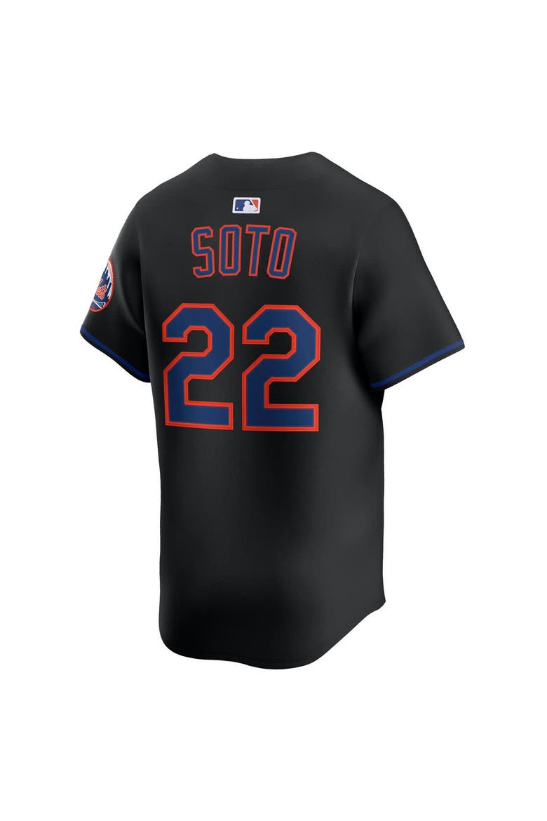 Men's Nike Juan Soto Black New York Mets Alternate Limited Player Jersey, Alternate, color, Black