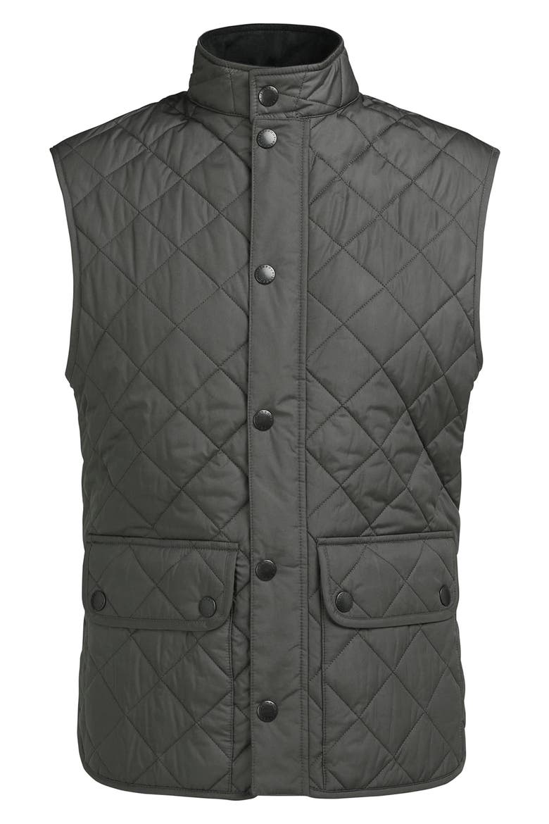 Lowerdale Slim Fit Quilted Vest, Alternate, color, CHARCOAL