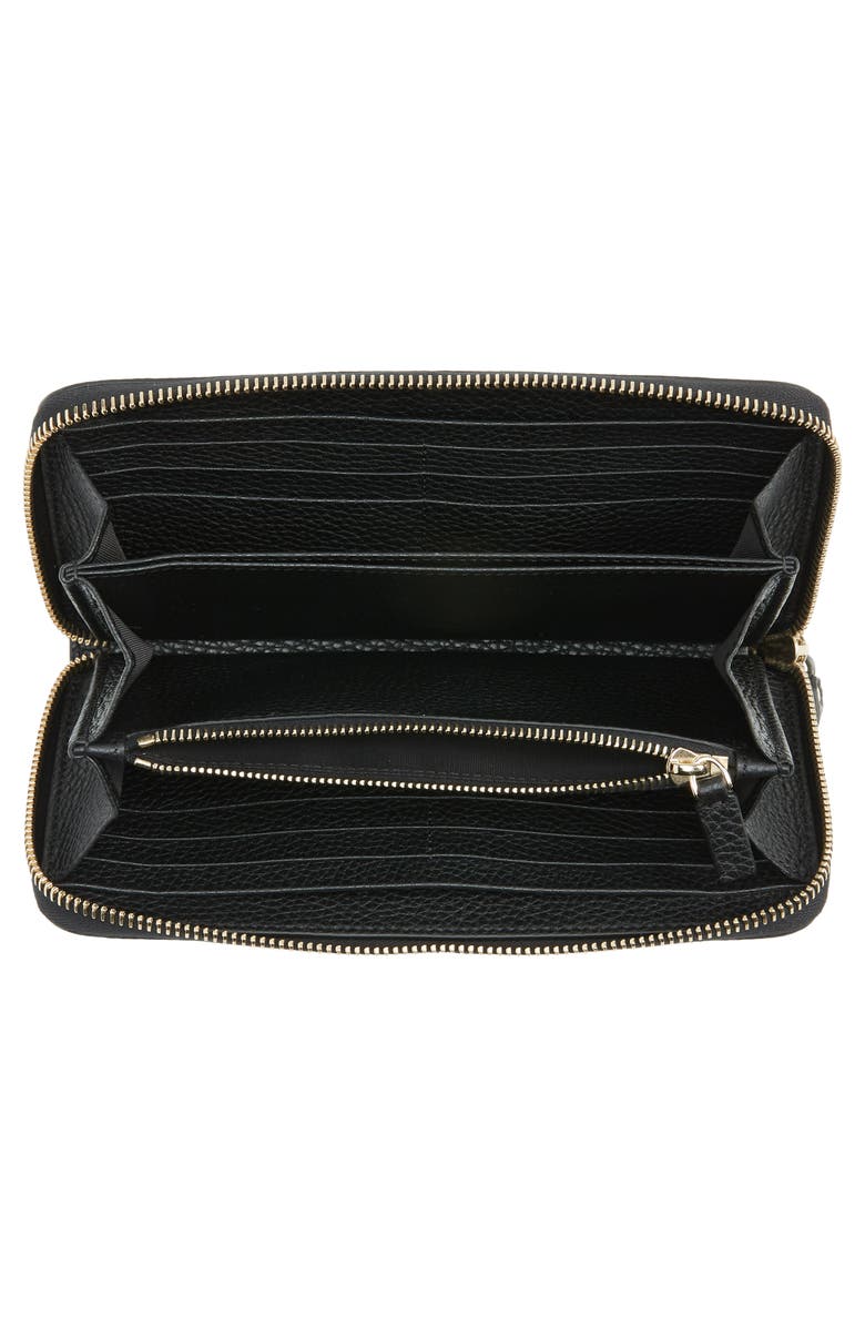 Valentino Garavani Rockstud Continental Leather Wallet, Alternate, color, 