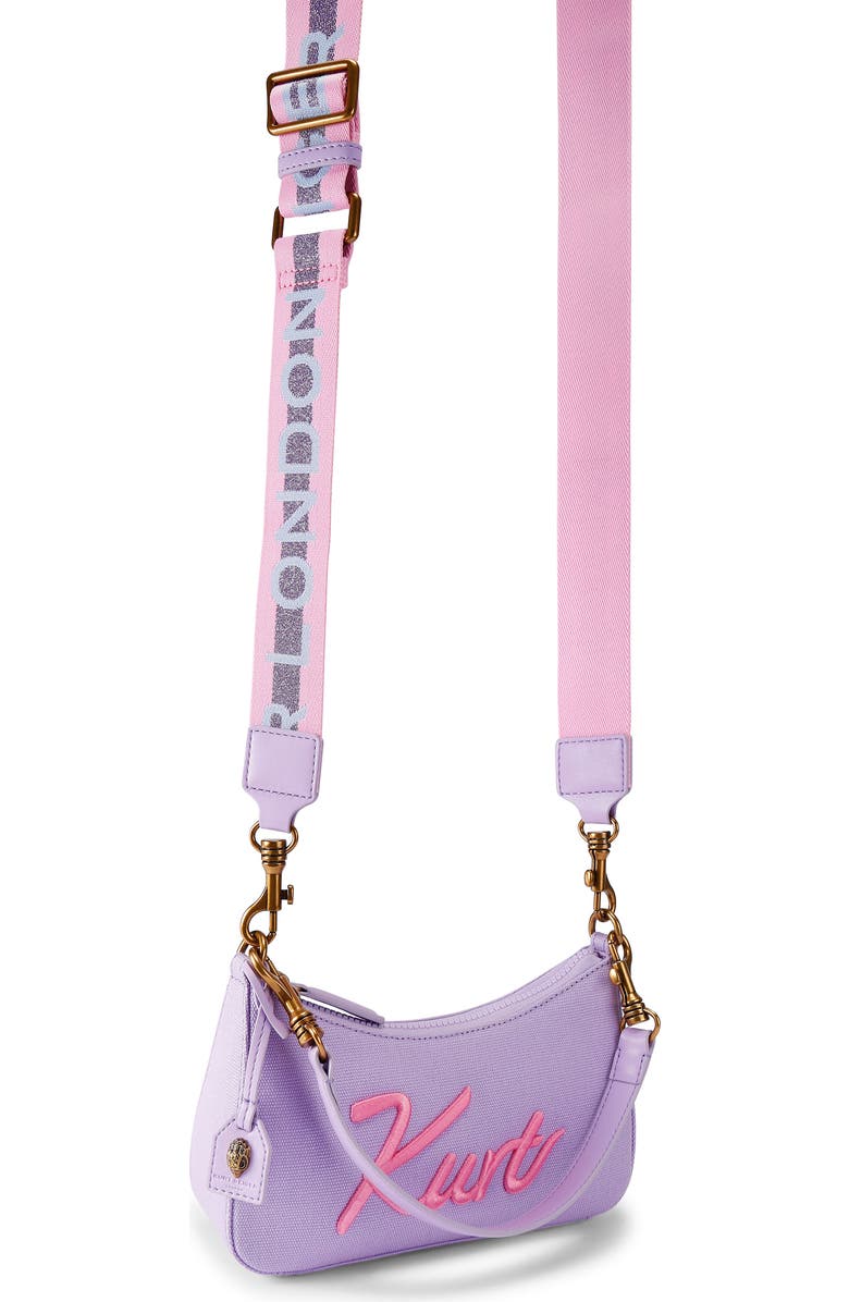 Kurt Geiger London Small Hobo Crossbody Bag, Alternate, color, Light/ Pastel Purple
