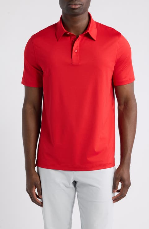Solid Tech Jersey Performance Polo