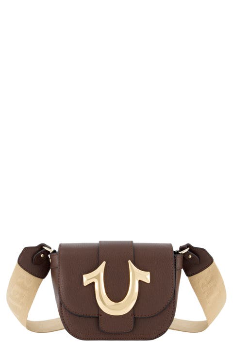 Horseshoe Mini Flap Crossbody Bag