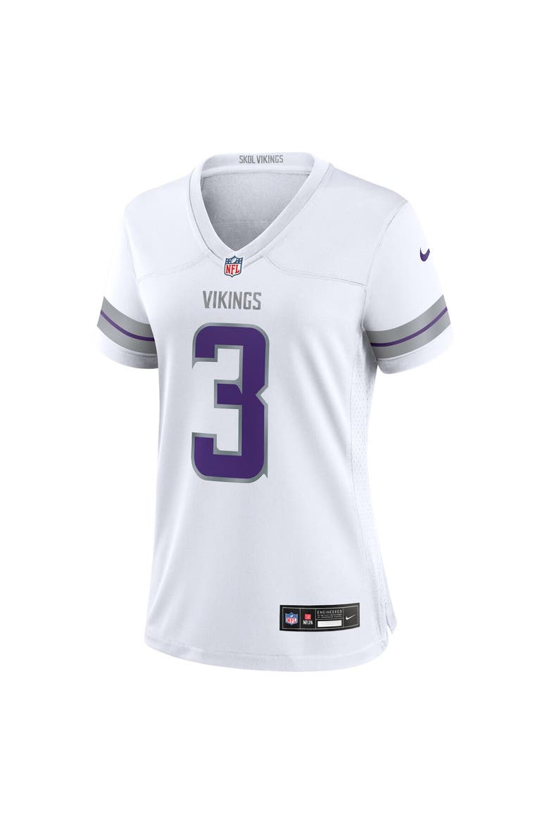 Women's Nike Jordan Addison White Minnesota Vikings Alternate Game Player Jersey, Alternate, color, White