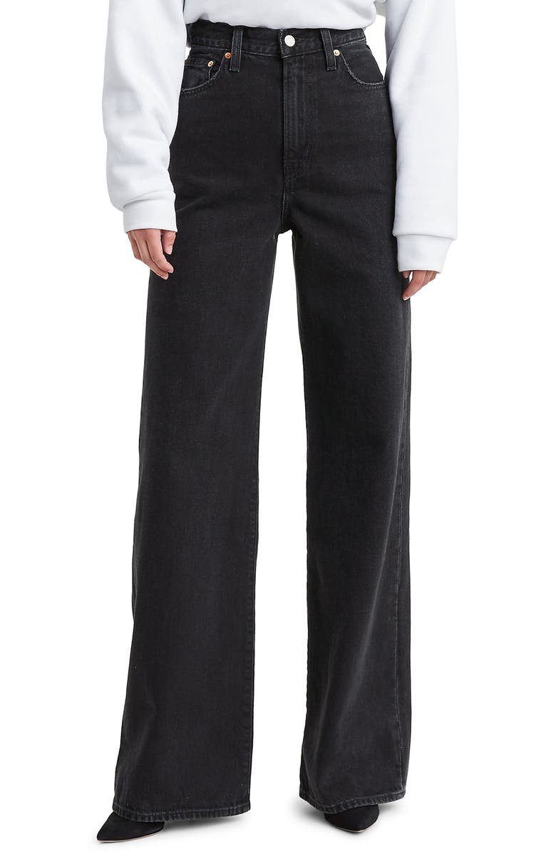 Levi's<sup>®</sup> Ribcage High Waist Wide Leg Jeans, Main, color, 