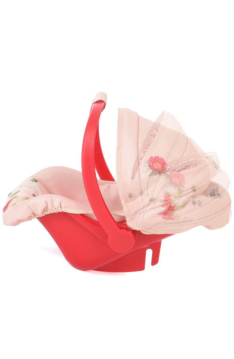 Roma Prams Rhs Doll Car Seat Flora Carrier Travel Accessory, Alternate, color, Multicolored