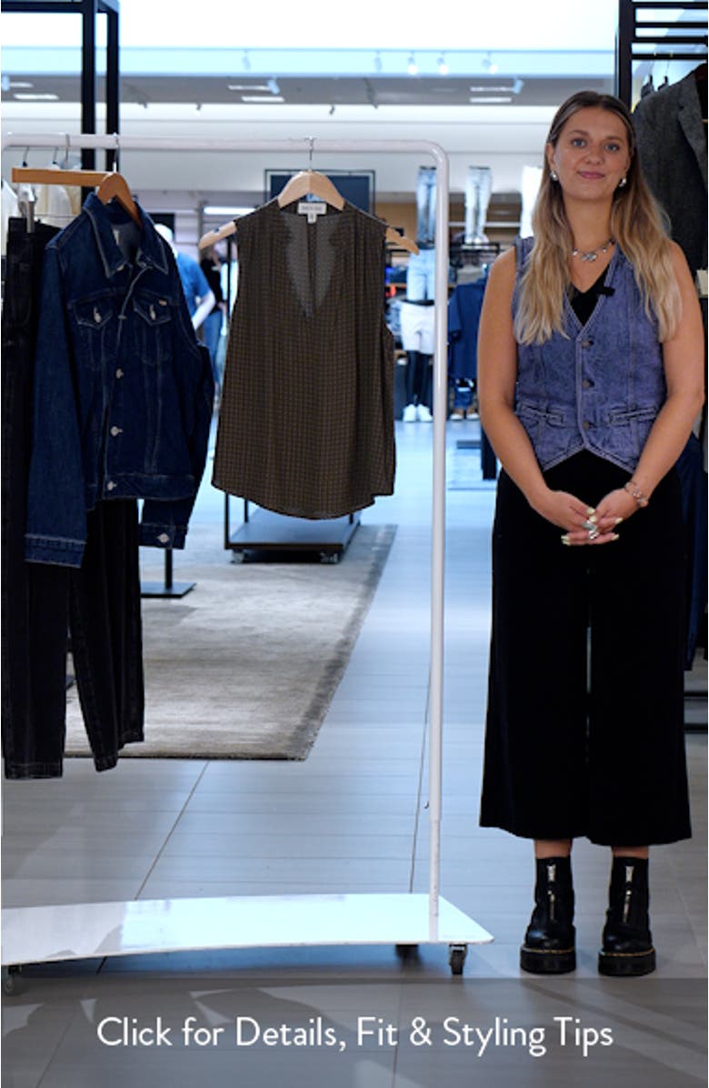 Pintucked Sleeveless Top, sales video thumbnail