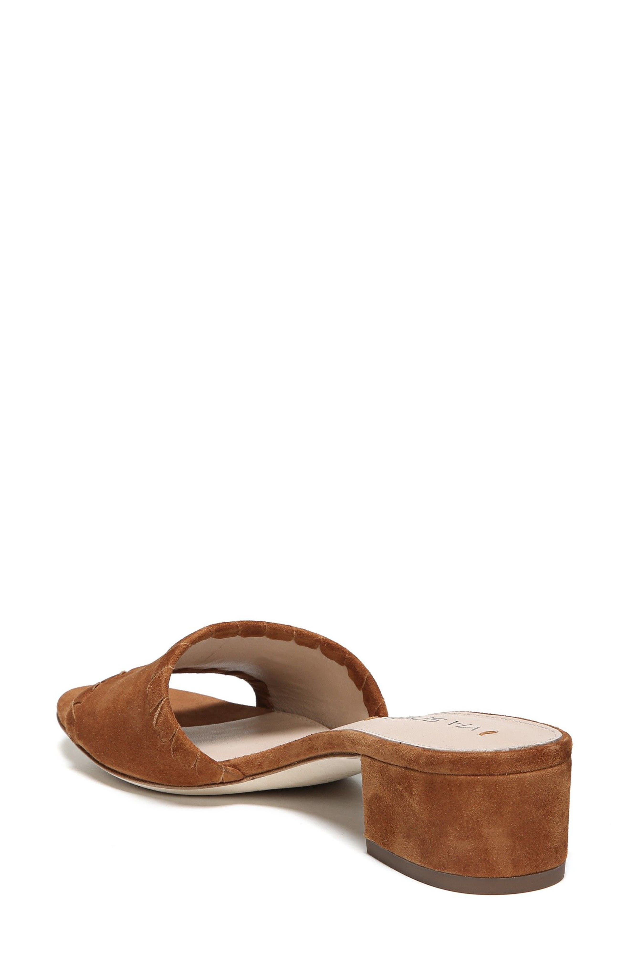 Gwendolyn Slide Sandal, Alternate, color, TAWNY SUEDE