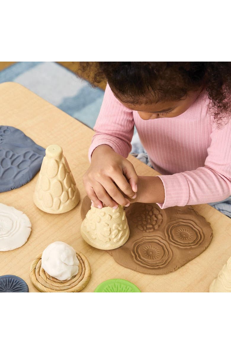 Kaplan Early Learning Company Organic Pattern Rollers Mushroom, Alternate, color, Beige