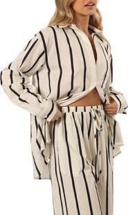Petal & Pup Silvia Stripe Button-Up Shirt