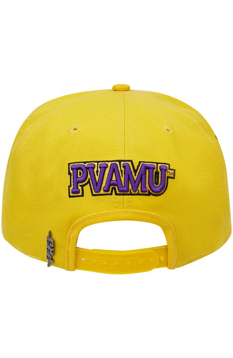 PRO STANDARD Men's Pro Standard Gold Prairie View A&M Panthers Evergreen Mascot Snapback Hat, Alternate, color, Gold