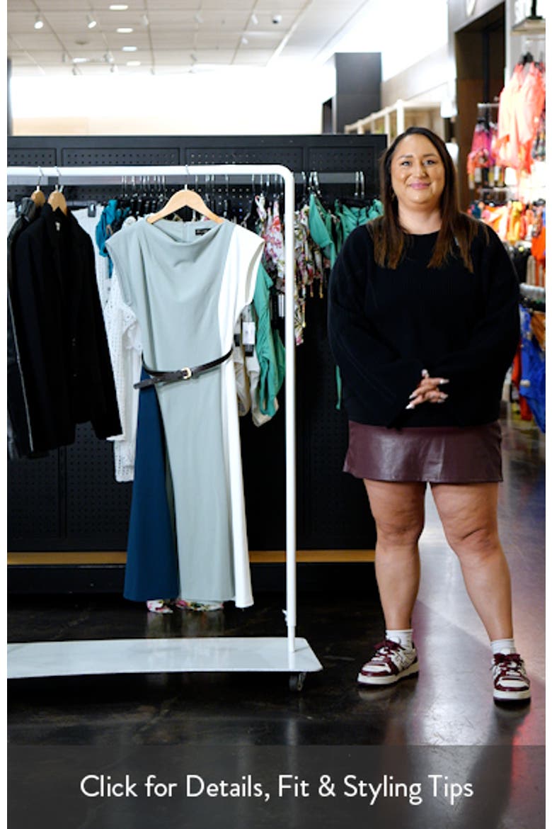 Colorblock Sleeveless Midi Dress video