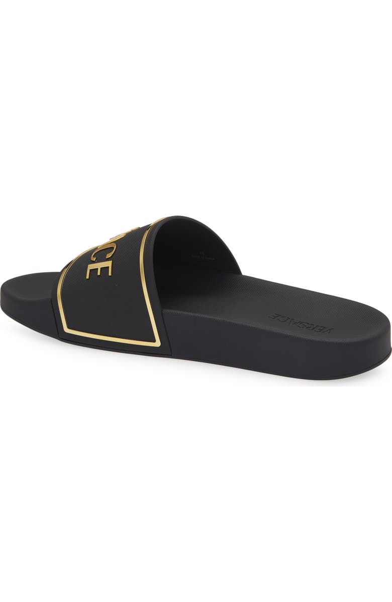 Versace Logo Pool Slide, Alternate, color,