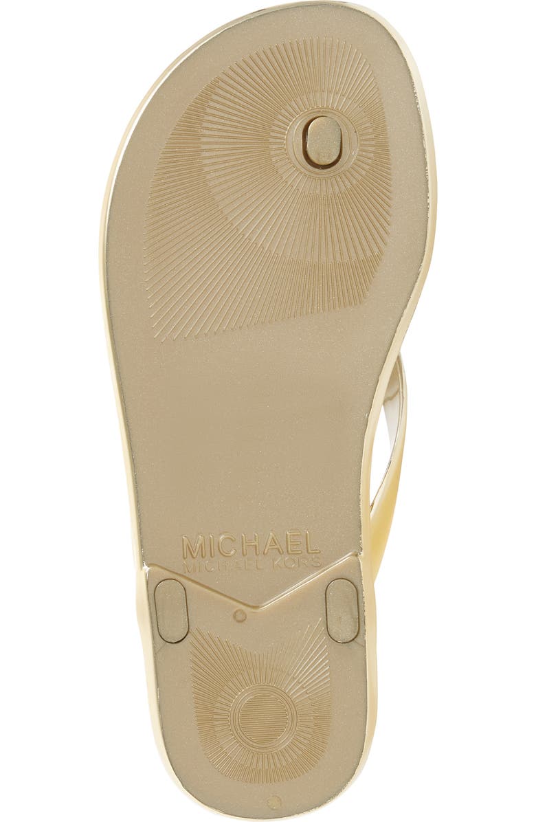 MICHAEL Michael Kors 'Jet Set' Jelly Flip Flop, Alternate, color,