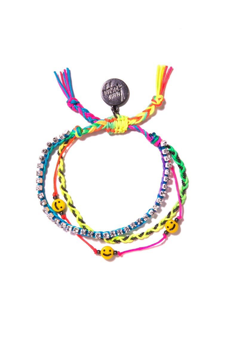 Venessa Arizaga All Smiles On Me Bracelet, Main, color, Rainbow