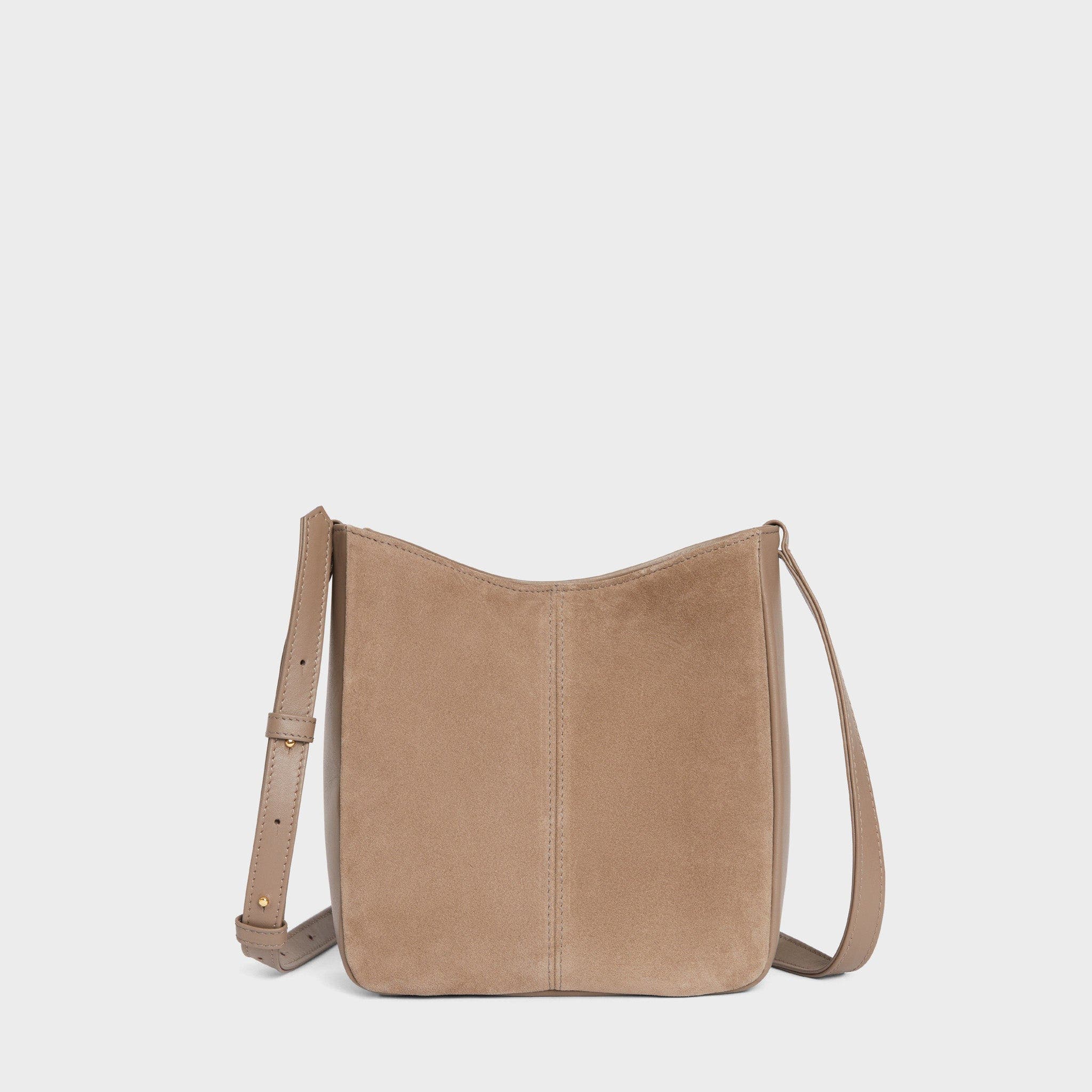 Ruby Adjustable Leather Crossbody, Main, color, Clay