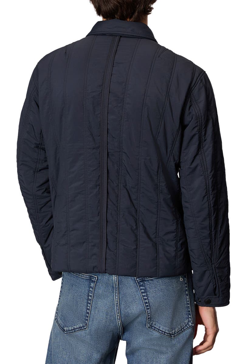 rag & bone Maxwell Quilted Nylon Shirt Jacket, Alternate, color,
