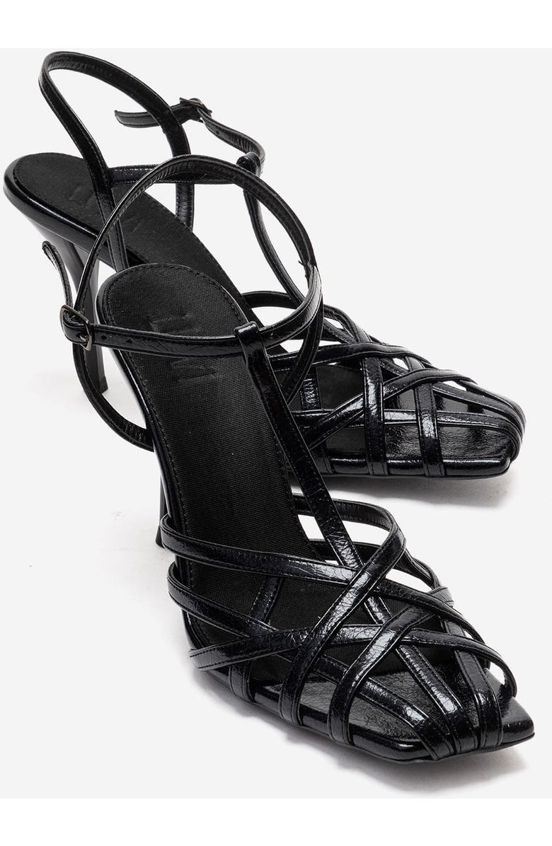 Prologue Shoes Allos Stiletto Sandal, Main, color, Black