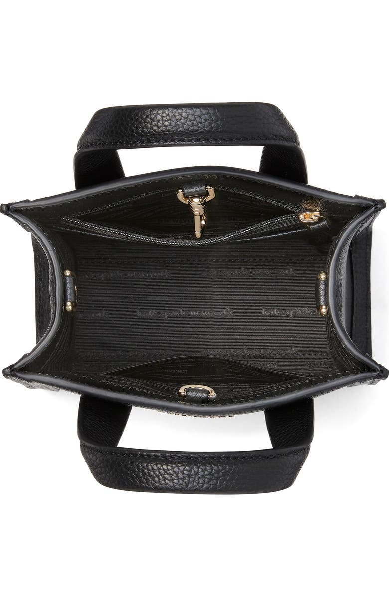 Kate Spade New York mini manhattan pebbled leather tote, Alternate, color,