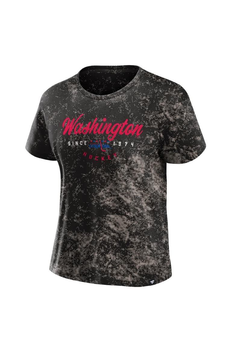 Women's Fanatics  Black Washington Capitals Breakaway T-Shirt, Alternate, color, Black