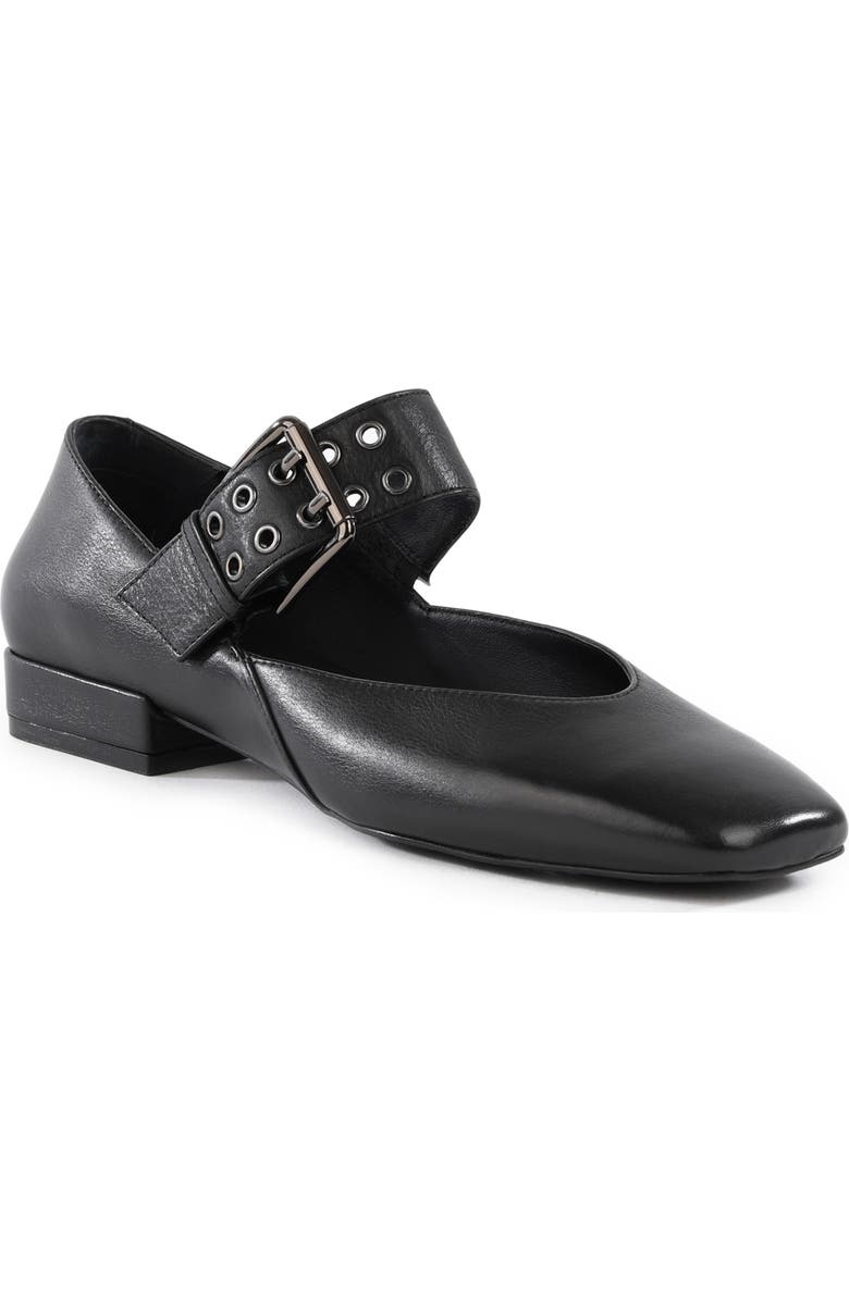Seychelles Petal Mary Jane Flat, Main, color, Black