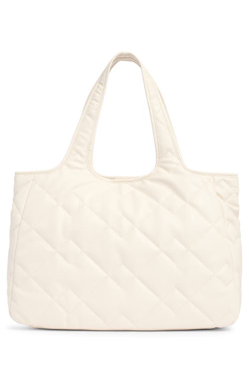 Sam Edelman Khiara Quited Tote Bag In White