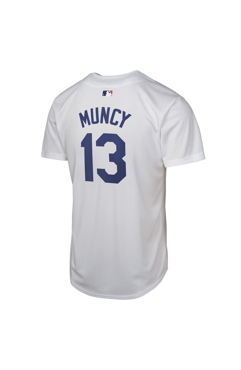Nike Youth Nike Max Muncy White Los Angeles Dodgers Home Player Game Jersey, Alternate, color,