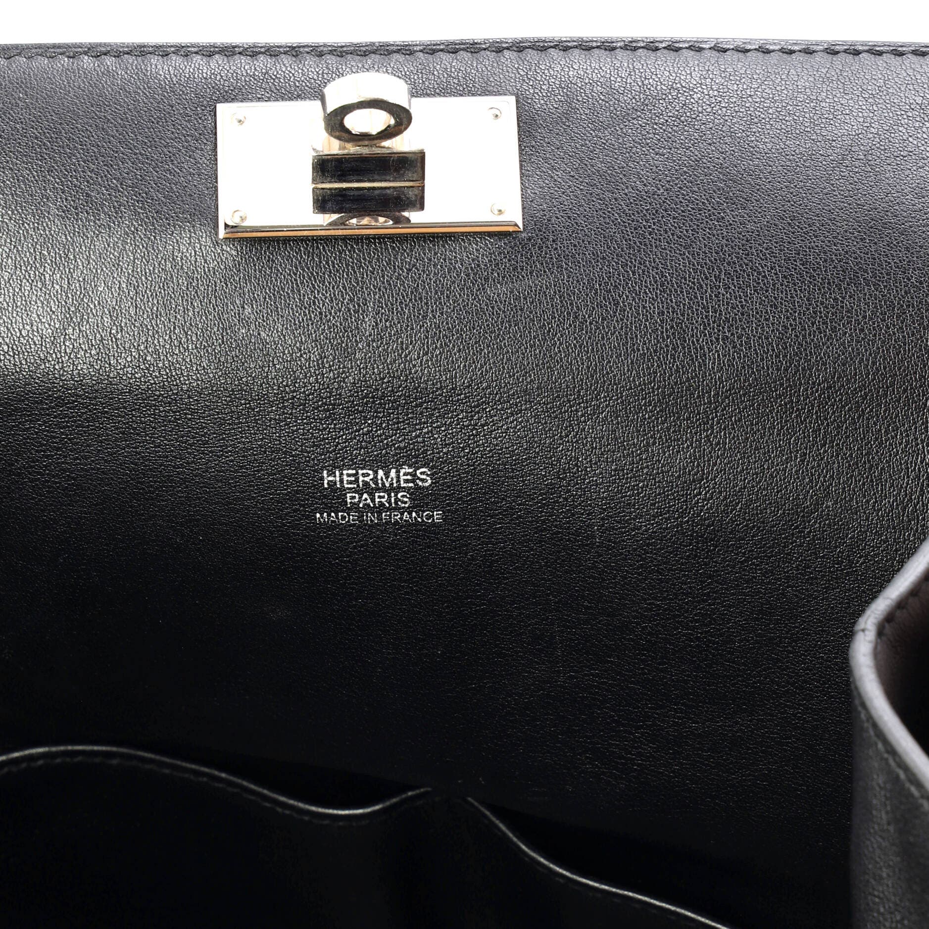 Pre-Owned Hermes Toolbox Bag Swift 20, Alternate, color, Noir
