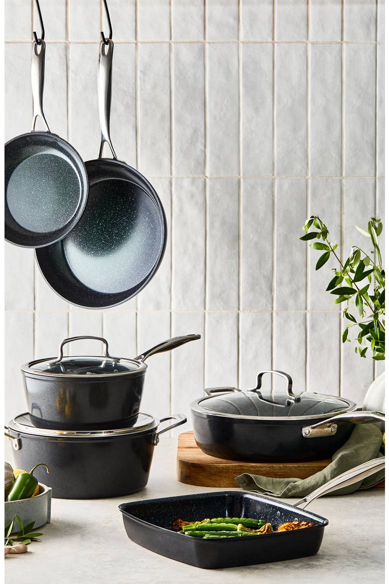 GREEN STONE™ 9-Piece Cookset, Alternate, color, Black