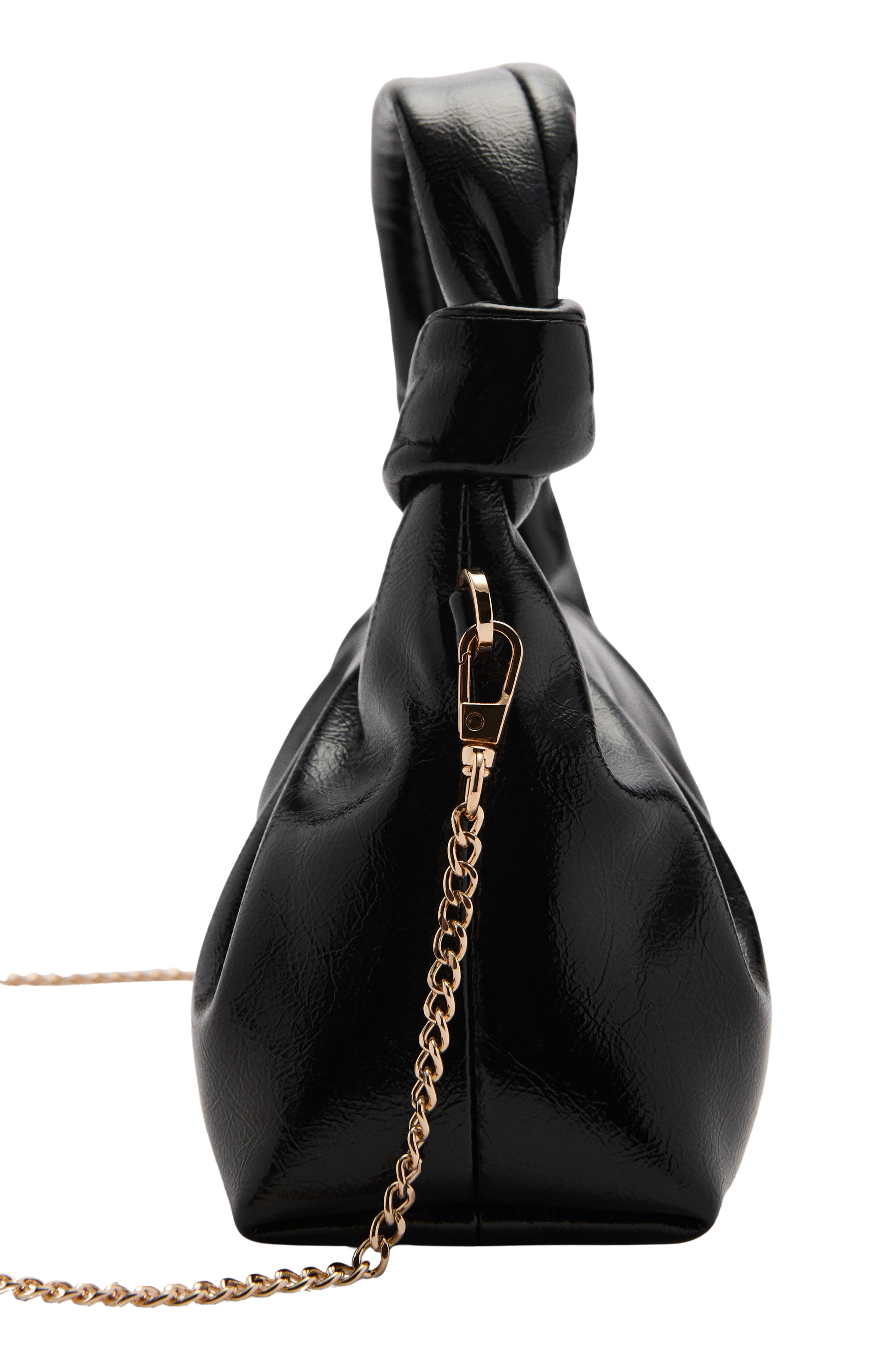 MANGO Mini Faux Leather Handbag, Alternate, color, 