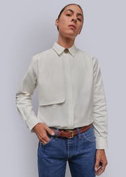 WILDFANG The Empower Oxford Storm Flap Button Up