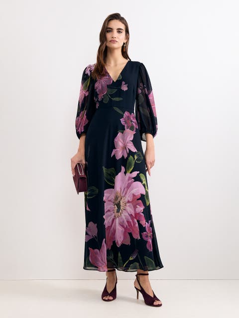 V-Neck Betty Maxi Dress