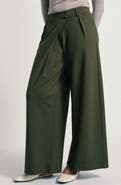 Universal Standard Abi High Waist Wide Leg Ponte Pants